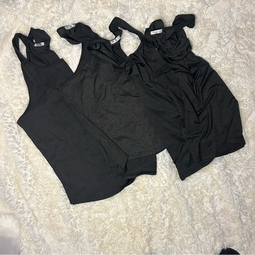 BUNDLE of 4 Coofandy workout tank tops - All 4 are the same style and color XL